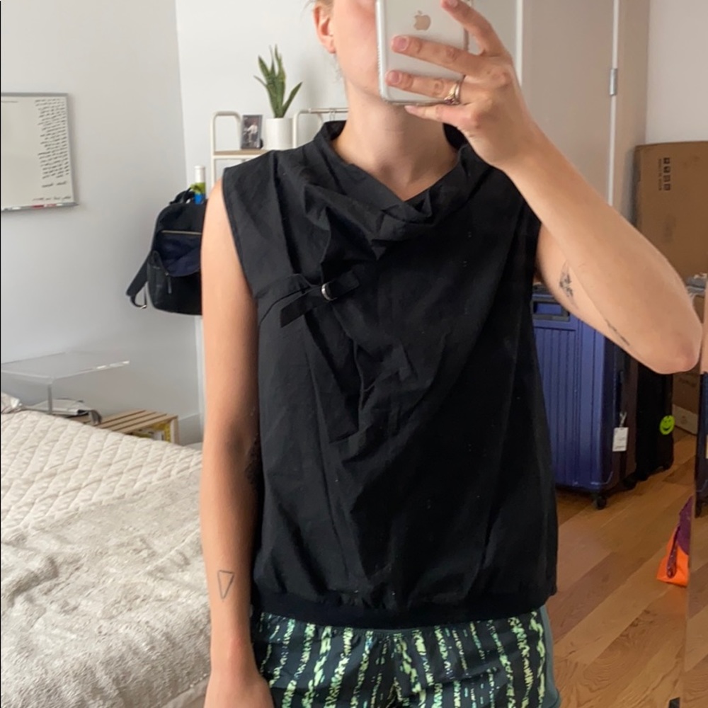 Cowl Neck Athleisure Tank Too